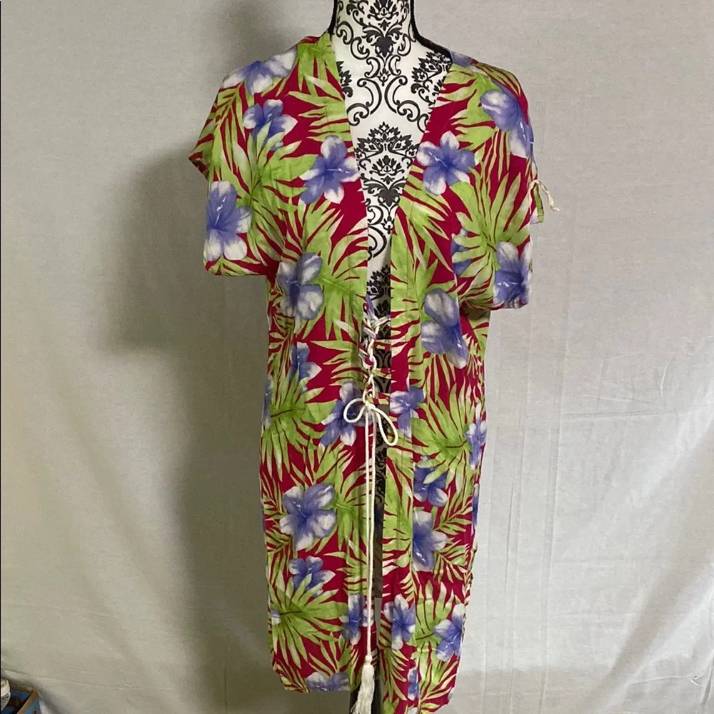 Mar’Vik Tropical Floral Women's Swim Cover-Up